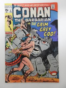 Conan the Barbarian #3 (1971) Sharp Fine Condition!