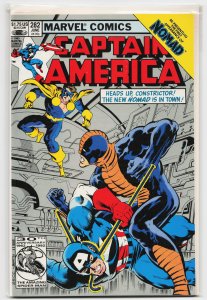 Captain America #282 Second Print Cover (1983) Captain America [Key Issue]