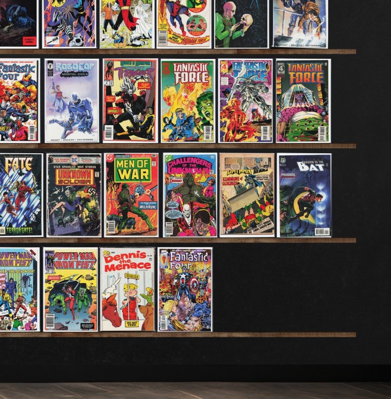 Huge Lot 150+ Comics with Star Trek, Batman, Fantastic Force & More!