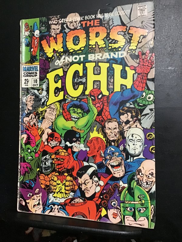 Not Brand Echh #10 (1968) Giant size all Marvel key! Affordable grade VG Wow