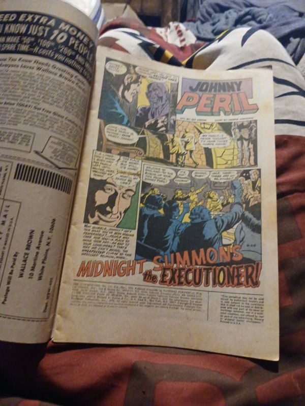 The Unexpected 117 1970 Johnny Peril Nick Cardy Cover Bronze Age Horror Dc Comic
