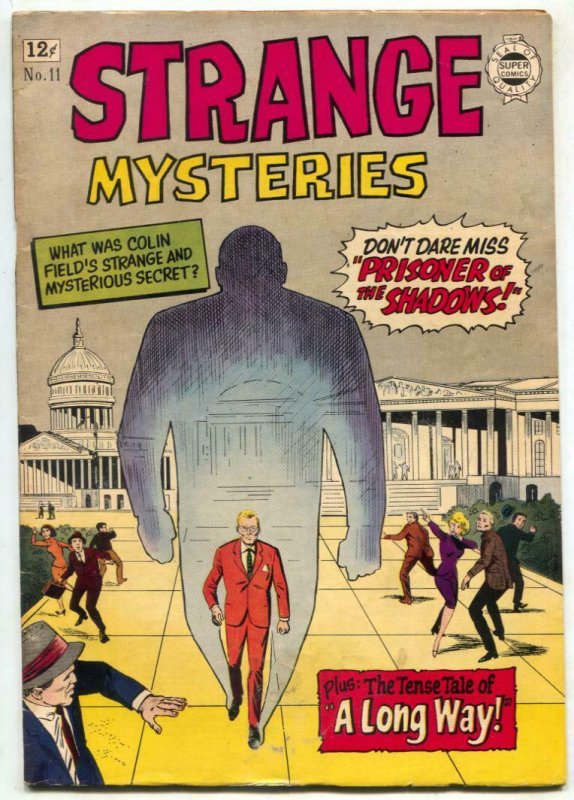 Strange Mysteries #11 1963- Super Golden Age horror pre-code reprints- FN