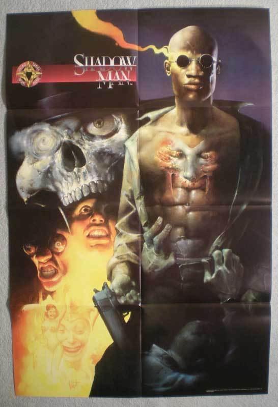 SHADOW MAN Promo poster, 20 x 30, 1996, Unused, more in our store