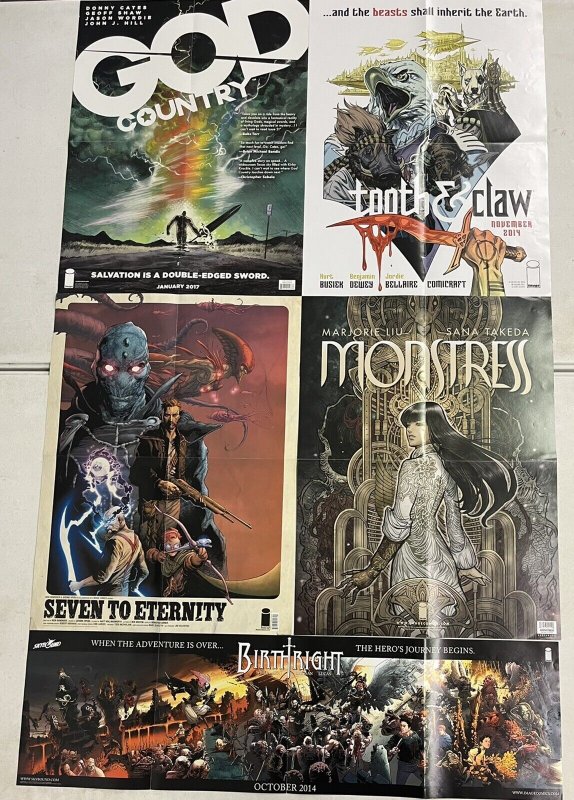 IMAGE Comics Promo Posters 18 x 24 Monstress God Country Birthright + Skybound