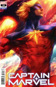 Captain Marvel (11th Series) #34A VF/NM; Marvel | 168 Artgerm variant - we combi