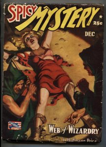 Spicy Mystery 12/1942-Last issue-GGA-RARE pulp magazine