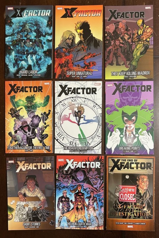 X-Factor TPB Lot 3rd Series By Peter David Complete Set Vol 1-21