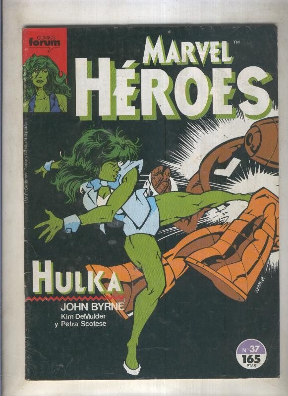 Marvel Heroes numero 37: Hulka (numerado 3 en trasera)