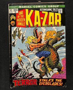 Astonishing Tales #12 Ka-Zar 2nd Man-Thing!