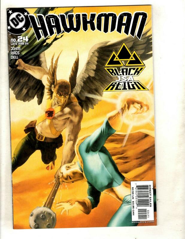 Lot Of 7 Hawkman DC Comic Books Savage # 2 3 4 5 6 + Special # 1 + # 24 MF16