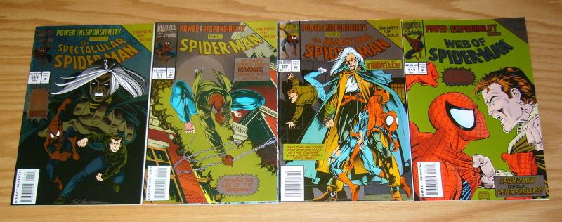 Spider-Man: Power and Responsibility #1-4 VF/NM complete story CLONE SAGA foil