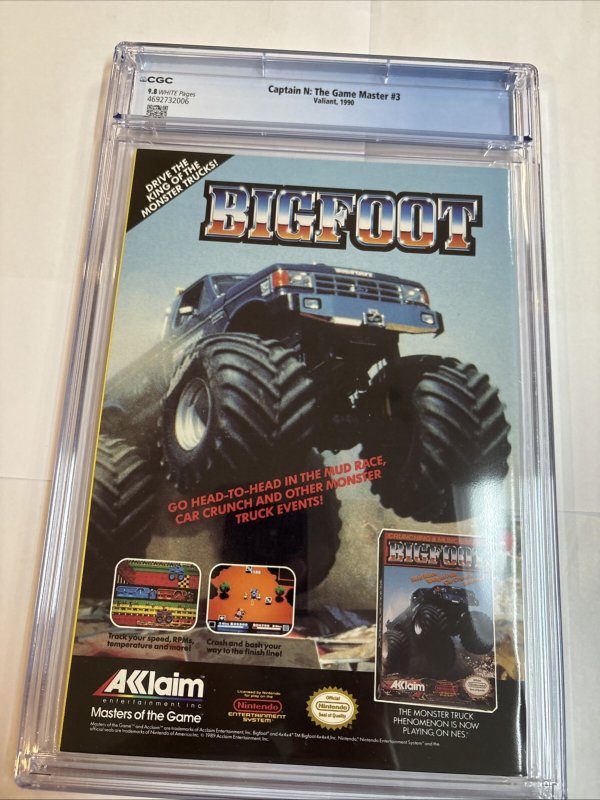 Captain N the Game Master (1990) # 3 (CGC 9.8 WP) Valiant • Bob Layton