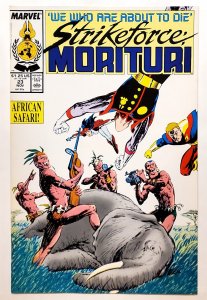 Strikeforce: Morituri #23 (Nov 1988, Marvel) 6.5 FN+