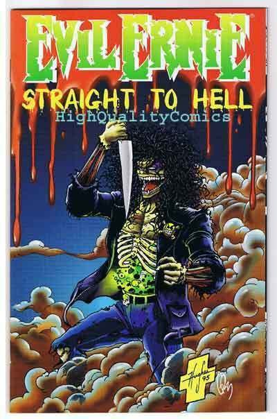 EVIL ERNIE ; STRAIGHT to HELL Ashcan Preview, NM+, 1995, more EE in our store