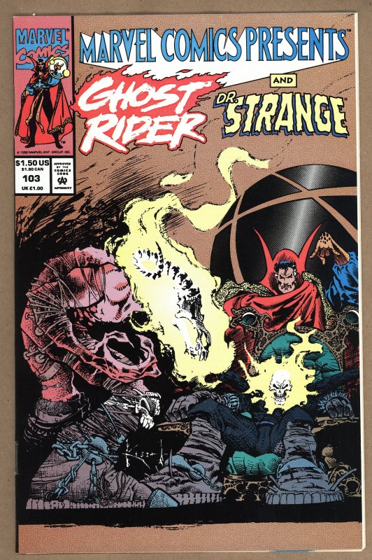 Marvel Comics Presents #103 (1992) - Flipbook Wolverine/Ghost Rider Dr. Strange