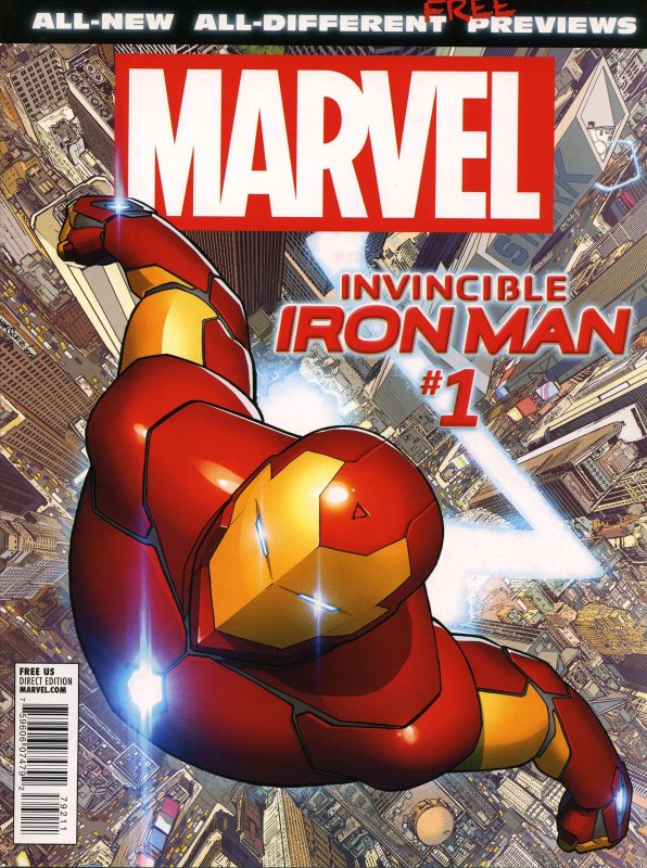 All-New, All-Different Marvel Previews #1 FN ; Marvel | Iron Man