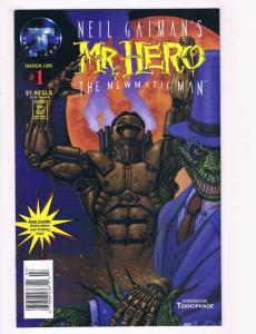Neil Gaimans Mr Hero #1 NM Tekno Comix Comic Book March 1995 DE28