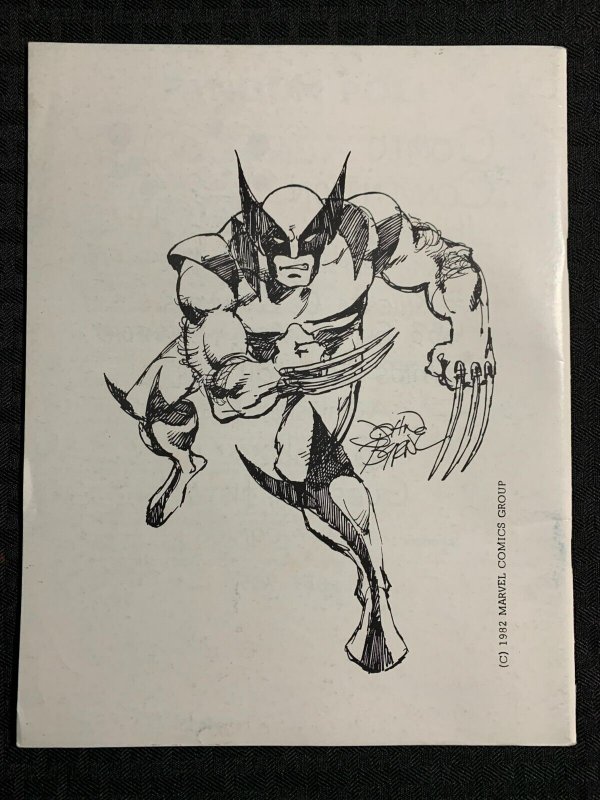 1982 Summer FANDOM FEATURE Fanzine #2 FN- 5.5 Bill Sienkiewicz Moonknight