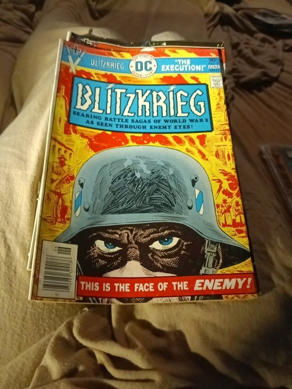 Blitzkrieg DC Comics 1976 Lot Run Issue 1,2,3,4,5 Bronze Age Complete Series Set