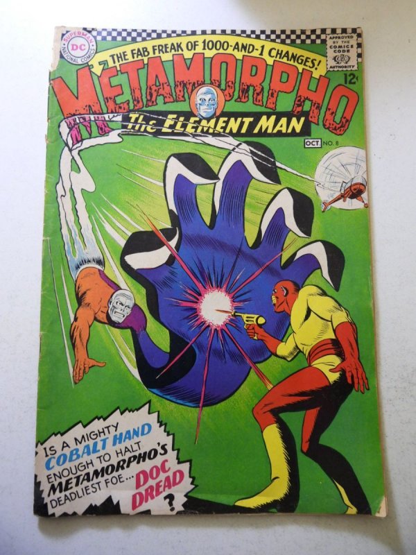 Metamorpho #8 (1966) GD Condition 1 cumulative spine split