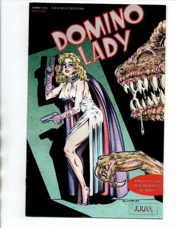 Domino Lady #1 2 & 3 Complete Set - Eros - 1990 - VF