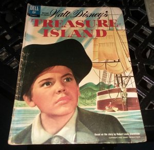 Dell Four Color #624 TREASURE ISLAND Photo Cover 1955 classic walt disney movie