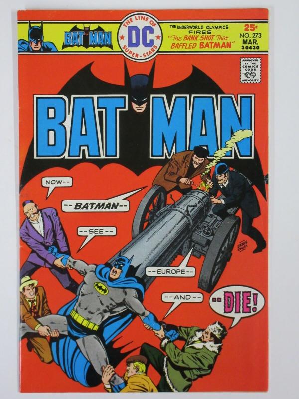 BATMAN 273 VG-F March  1976 COMICS BOOK