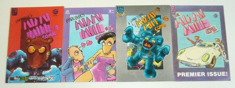 Miami Mice #1-4 VF/NM complete series - mark bode - TMNT/cerebus cameos set 2 3