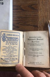 1957 Masonic Register-PA,506p… Pocket sized