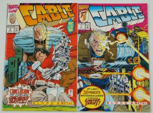 Cable: Blood & Metal #1-2 VF/NM complete series X-Force ; Marvel