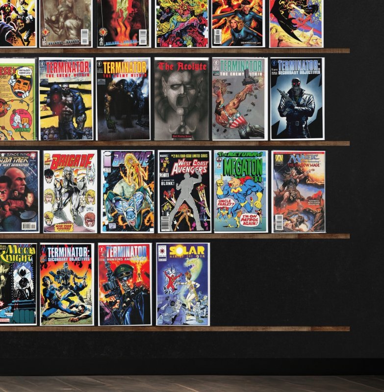 Huge Lot 150+ Comics with Megaton Man, Youngblood, Brigade, Judge Dredd & More!