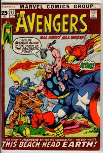 The Avengers #93 (1971) 6.0 FN