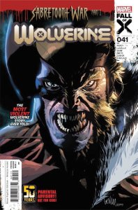 Wolverine (2020) #41 NM Leinil Yu Cover Sabretooth War Part 1 First Printing