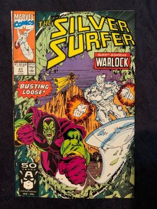 Silver Surfer vol 3 #47 Jim Starlin Ron Lim WARLOCK MARVEL 1991 NM