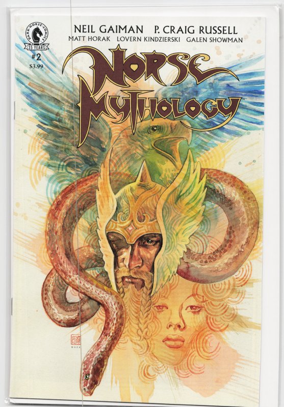 Norse Mythology II #2 David Mack Cover (2021) Norse Mythology