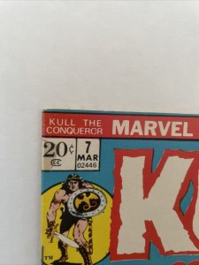 Kull The Conqueror #7 1971 1st Series
