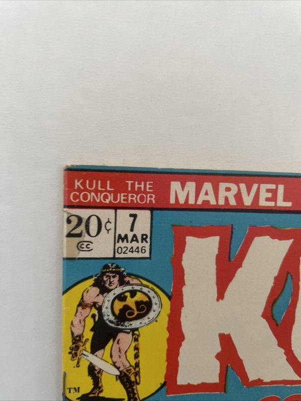 Kull The Conqueror #7 1971 1st Series