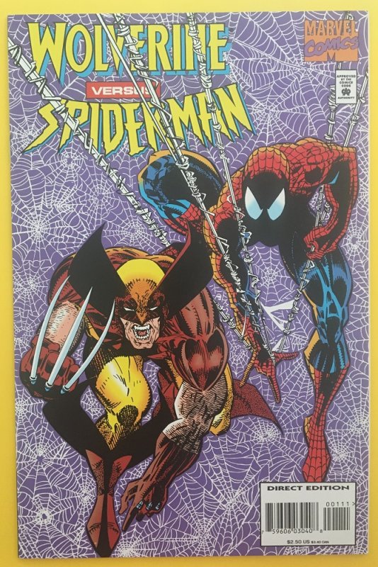 WOLVERINE VERSUS SPIDER-MAN 1 MARVEL 1995