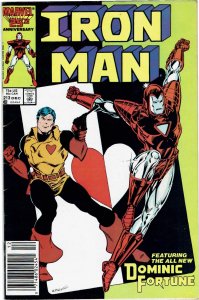 Iron Man #213 (1968 v1) Dominic Fortune Newssstand FN