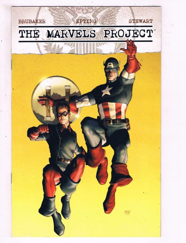 The Marvels Project #7 Of 8 VF Marvel Comics Comic Book Brubaker Bucky DE14