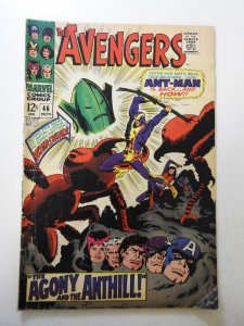 The Avengers #46 (1967) GD/VG Condition moisture stains