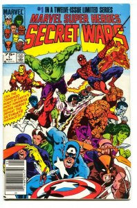 MARVEL SUPER HEROES SECRET WARS #1 - Signed by John Beatty - comic book