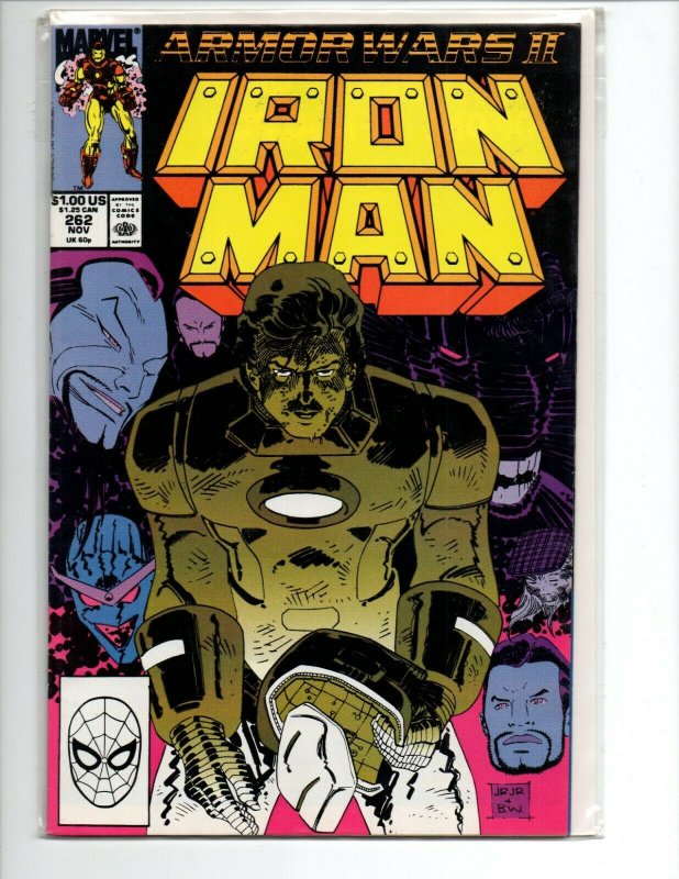 Iron Man 2PC #262-263 - Direct Edition - Armor Wars II (VF/NM) 1990