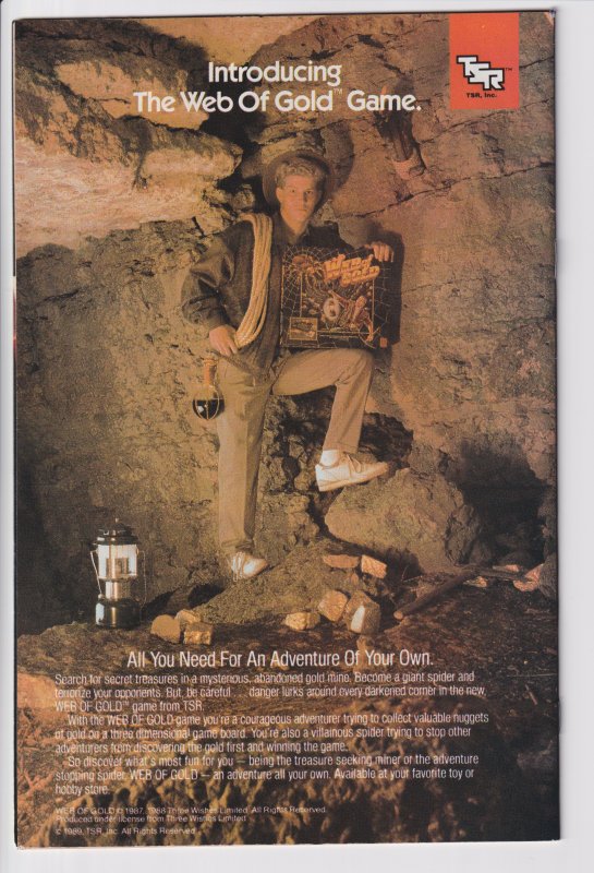 SPECTACULAR SPIDER-MAN #158 (Dec 1989) NM- 9.2 white!