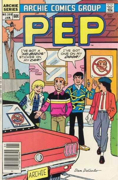 Pep Comics #398, NM- (Stock photo)