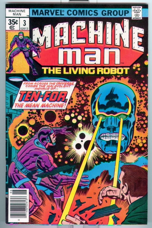 Machine Man #1 2 & 3 (1978) Jack Kirby Nice copies!