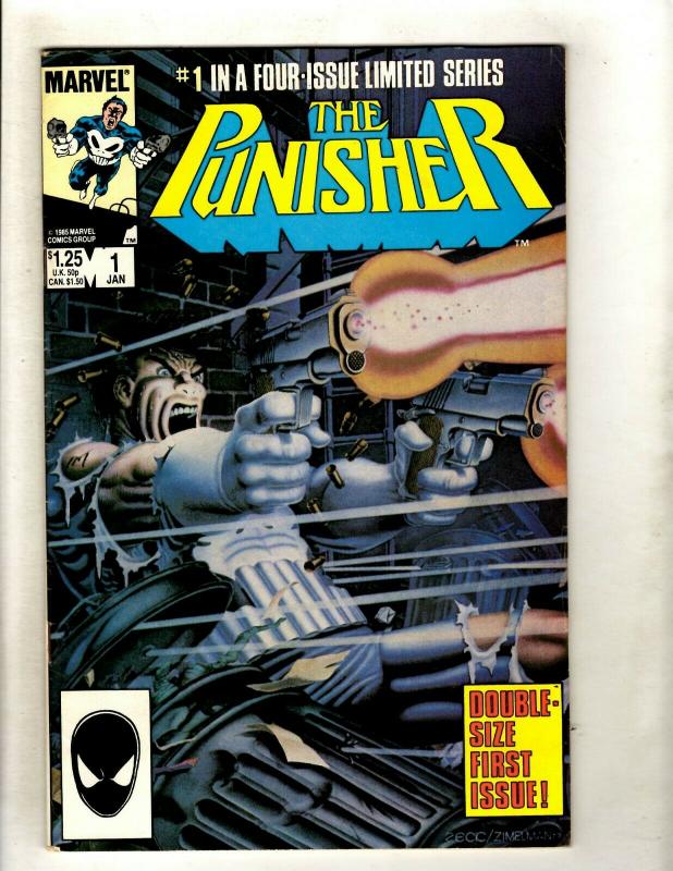 PUNISHER Complete Marvel Comics LTD Series # 1 2 3 4 5 (2) 1st Prints Mini HY1