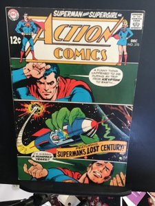 Action Comics #370 (1968) Mid high grade superman origin cover! FN/VF