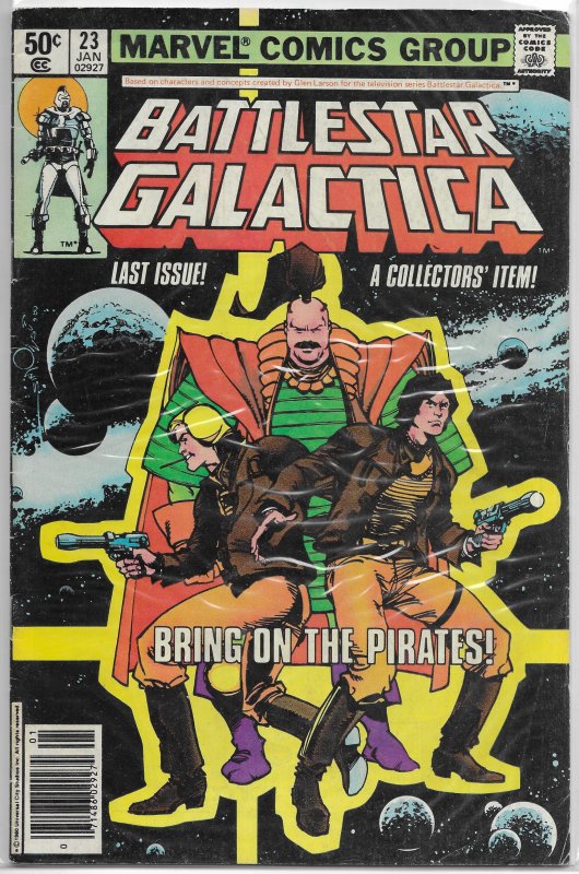 Battlestar Galactica   (Marvel)   #23 VG