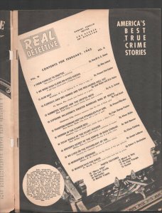 Real Detective-2/1942-Good Girl Art cover-Crime-violence-exploitation-pulp te...